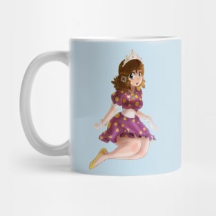 Polk-a-dot Purple Dress Princess Mug